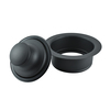 Keeney Mfg Garbage Disposal Stopper and Flange, Black K5417BLK